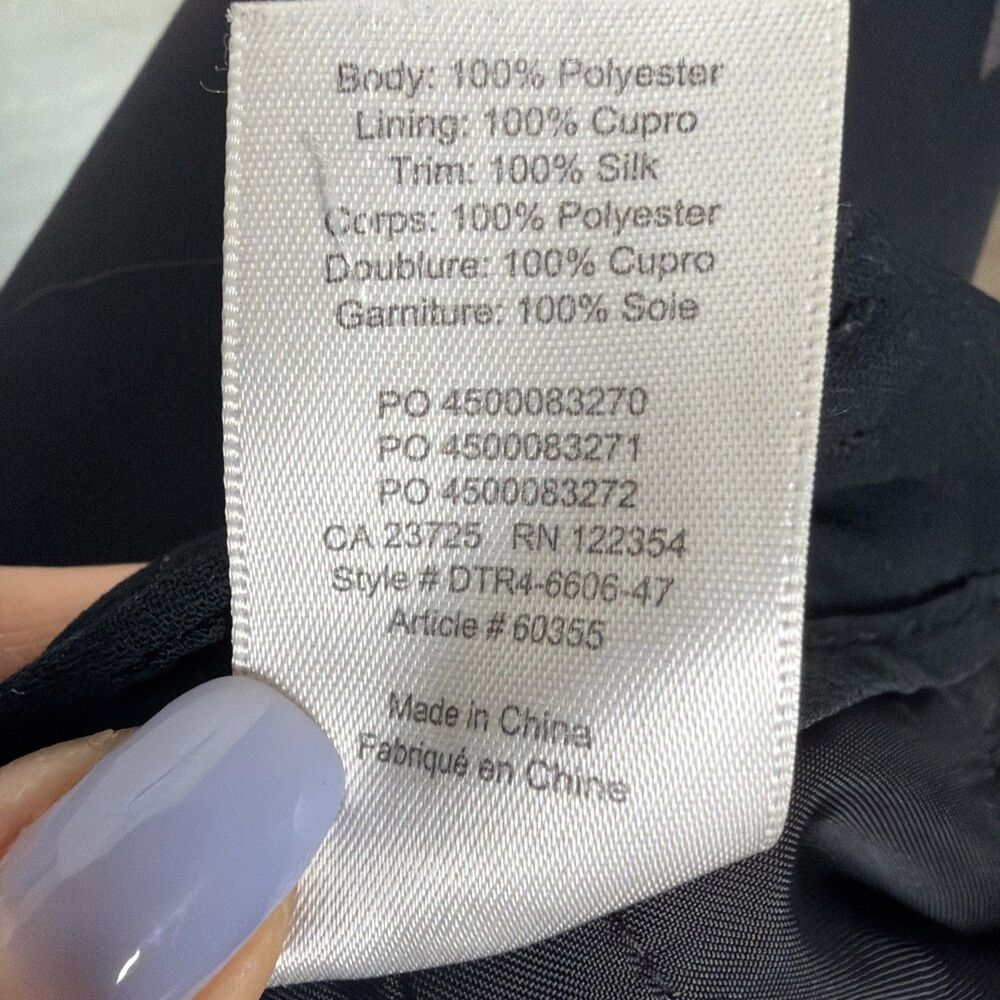 Aritzia Wilfred Jallade Pant Crepe Ankle Crop Black 2 Office Siren Capsule - Picture 9 of 9